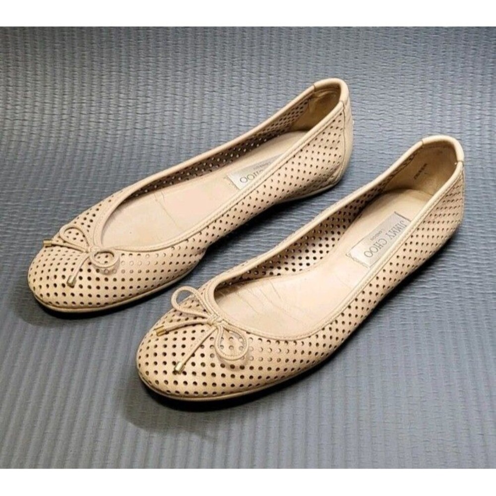 Jimmy Choo Perforated Ballet Flats Size 36